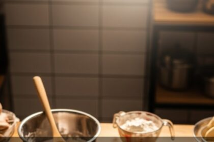 Making Chocolate Cake