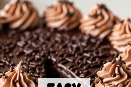 Easy Chocolate Cake Decoration