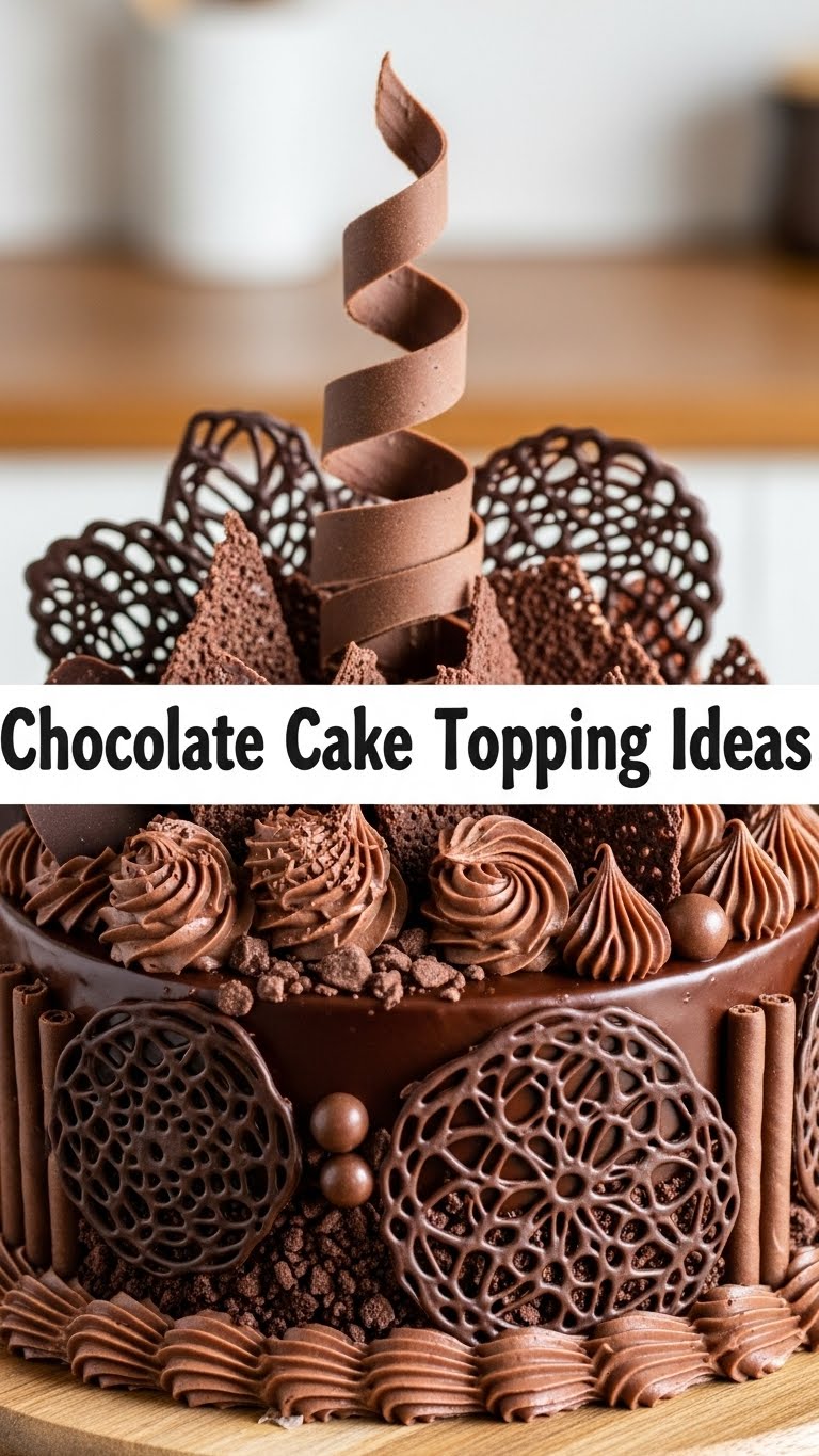 Chocolate Cake Topping Ideas