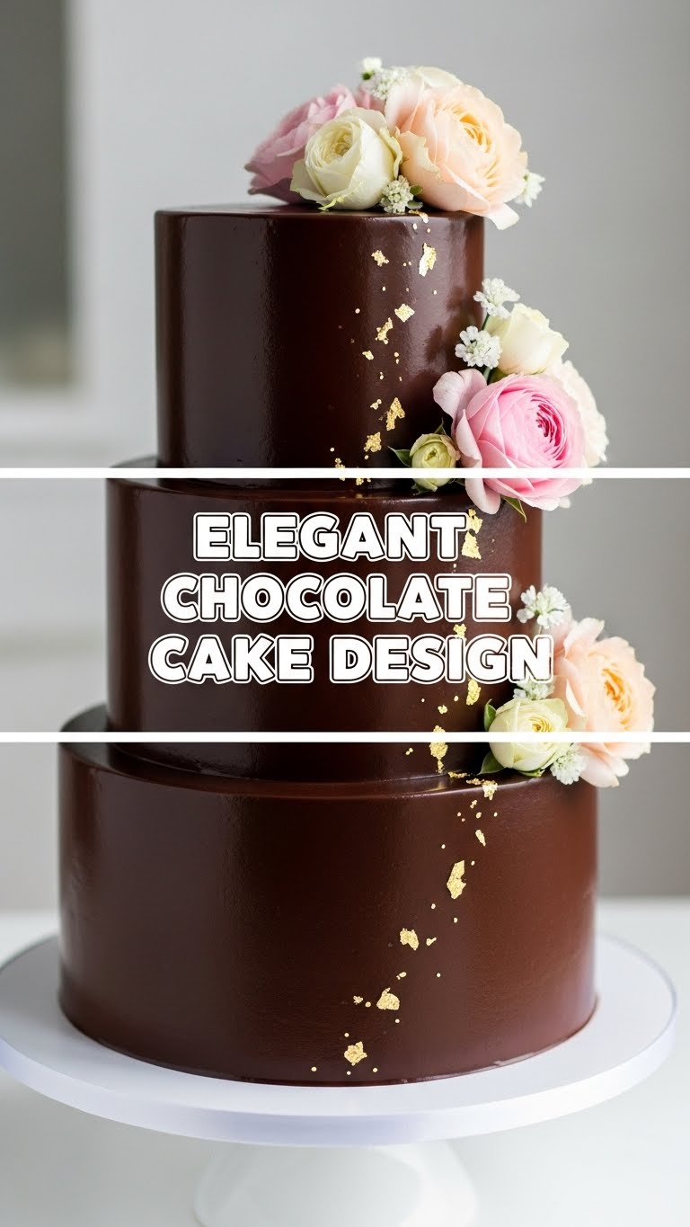 Elegant Chocolate Cake Design