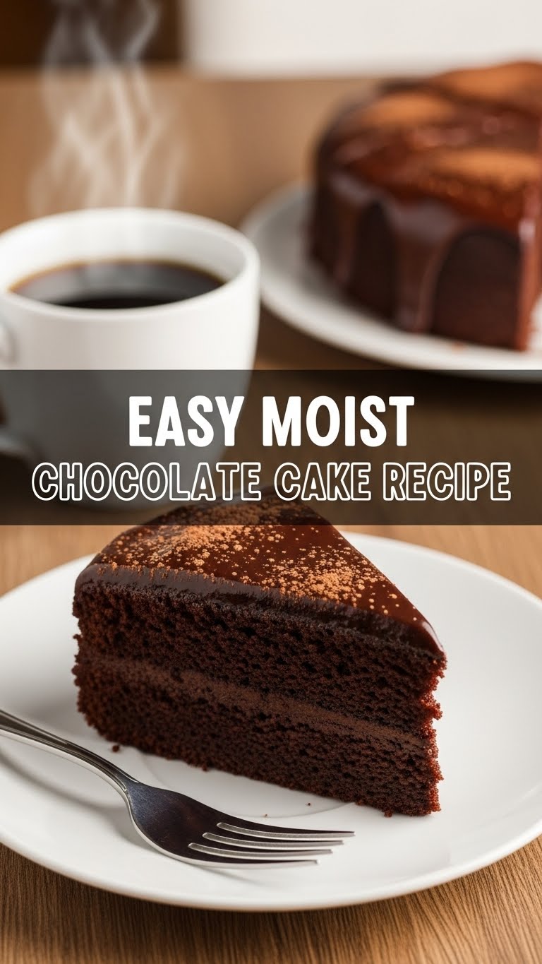 Easy Moist Chocolate Cake Recipe