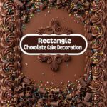Rectangle Chocolate Cake Decoration