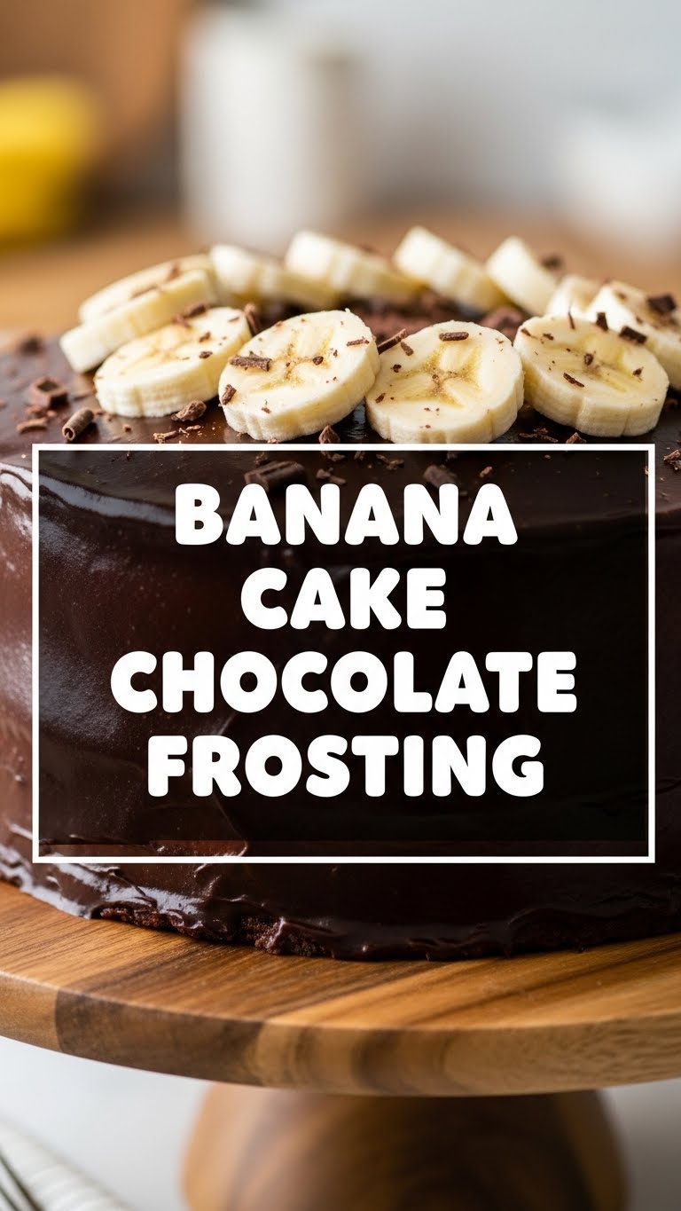 Banana Cake Chocolate Frosting