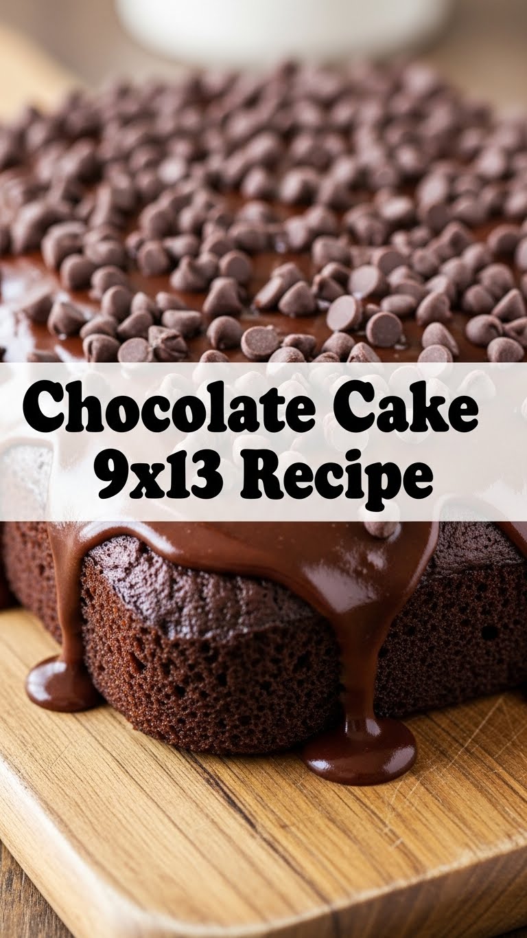 Chocolate Cake 9x13 Recipe