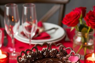 Chocolate Valentines Cake