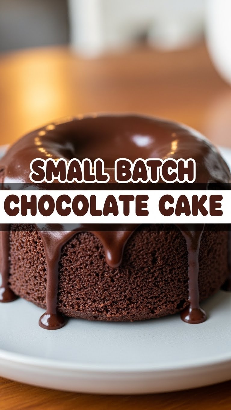 Small Batch Chocolate Cake