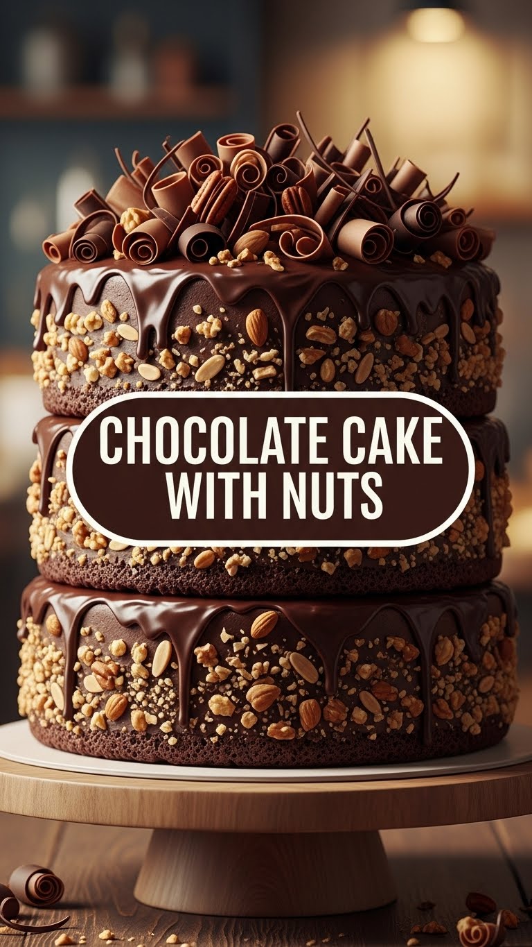 Chocolate Cake With Nuts