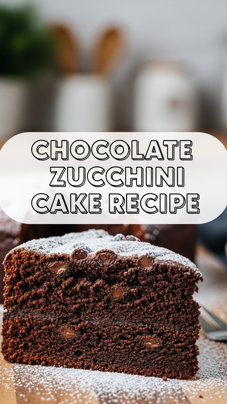 Chocolate Zucchini Cake Recipe