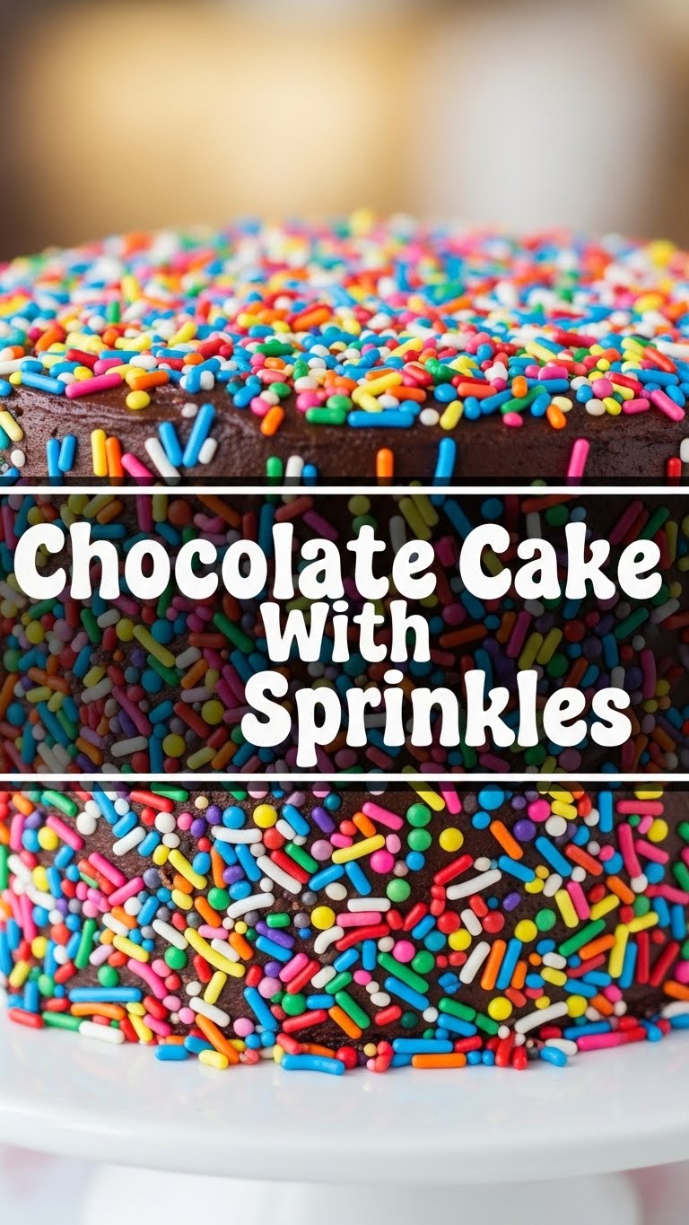 Chocolate Cake With Sprinkles