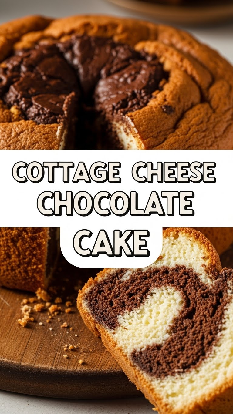 Cottage Cheese Chocolate Cake
