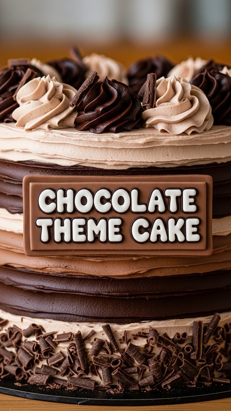 Chocolate Theme Cake