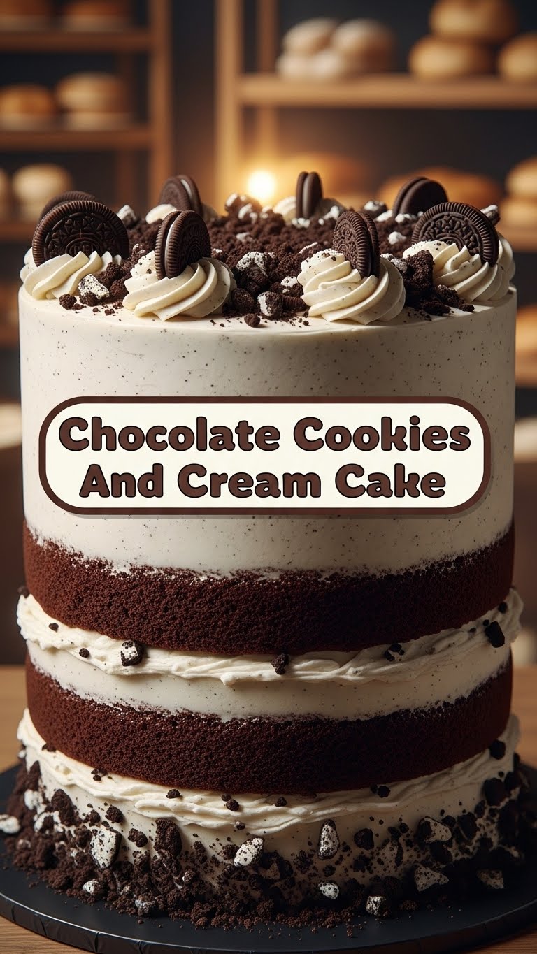 Chocolate Cookies And Cream Cake
