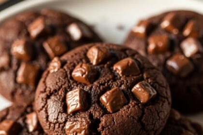 Chocolate Cake Batter Cookies
