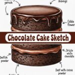 Chocolate Cake Sketch