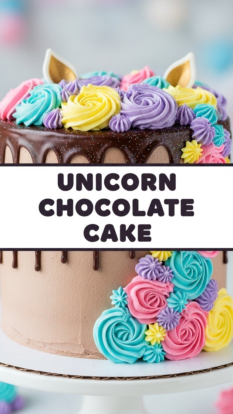 Unicorn Chocolate Cake