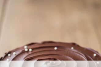 Simple Chocolate Birthday Cake