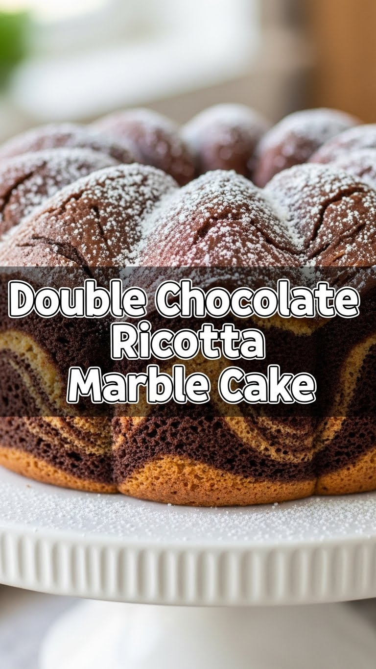 Double Chocolate Ricotta Marble Cake