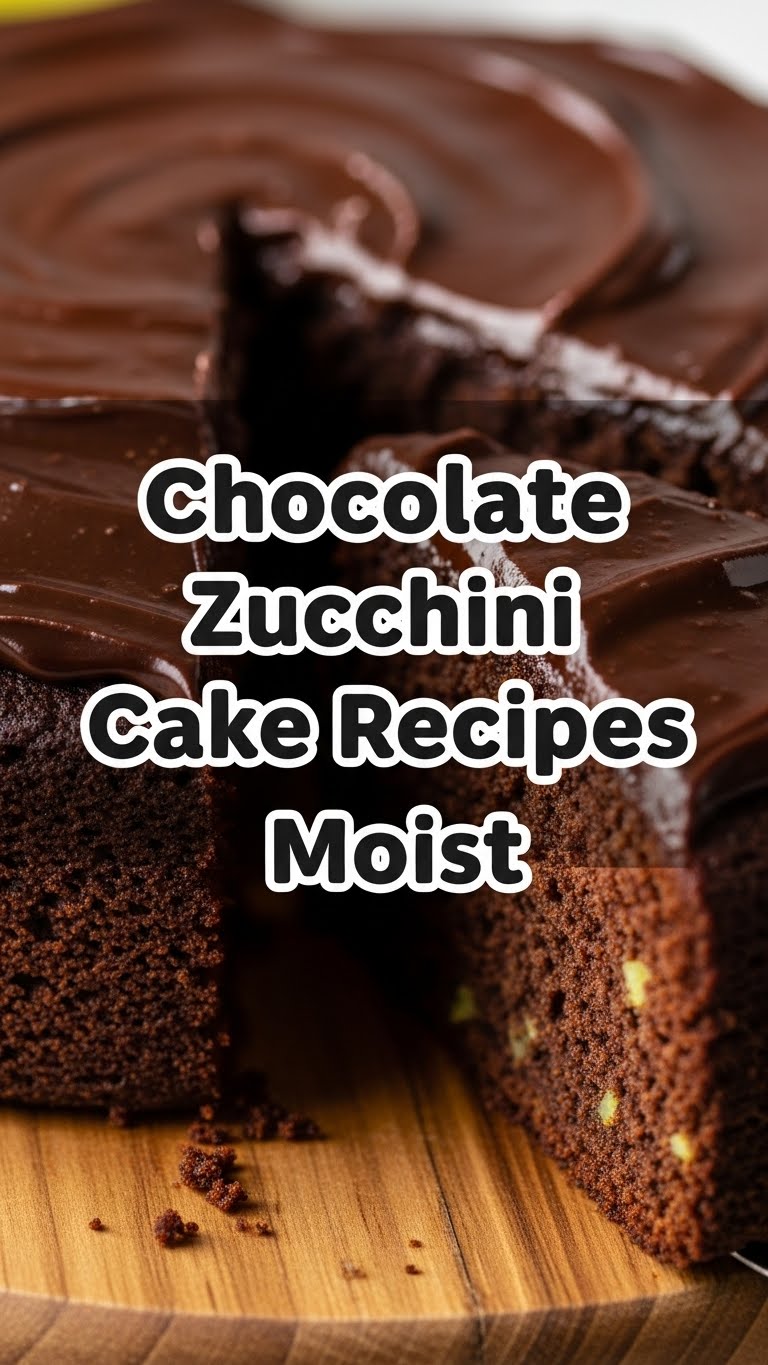 Chocolate Zucchini Cake Recipes Moist