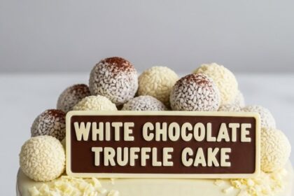 White Chocolate Truffle Cake