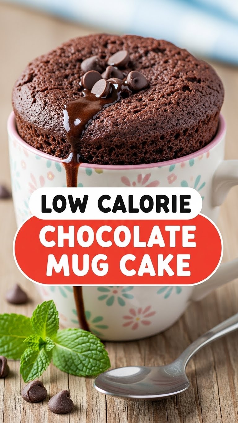 Low Calorie Chocolate Mug Cake