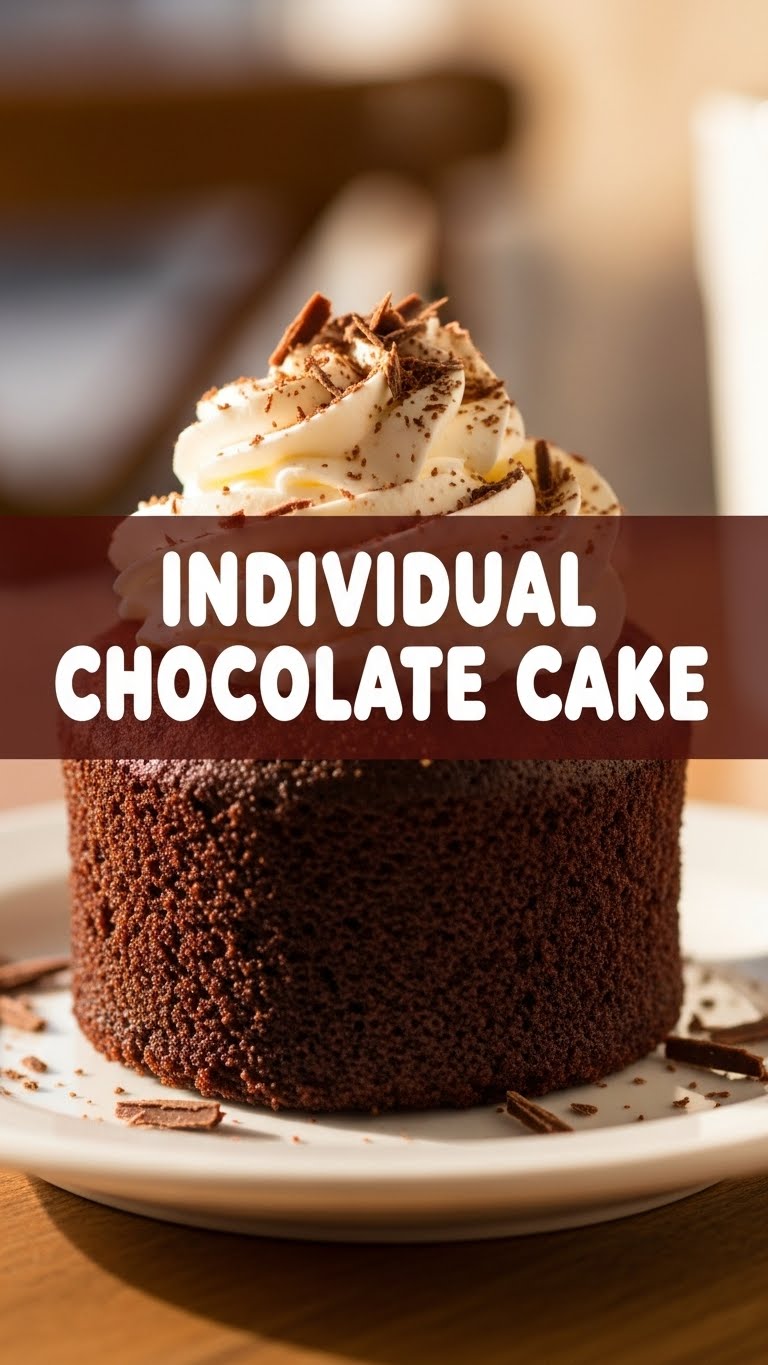 Individual Chocolate Cake