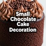 Small Chocolate Cake Decoration