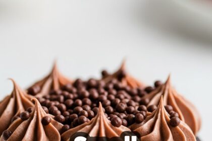 Small Chocolate Cake Decoration