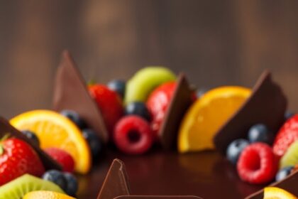 Fruit Chocolate Cake