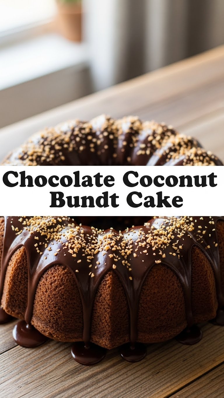 Chocolate Coconut Bundt Cake