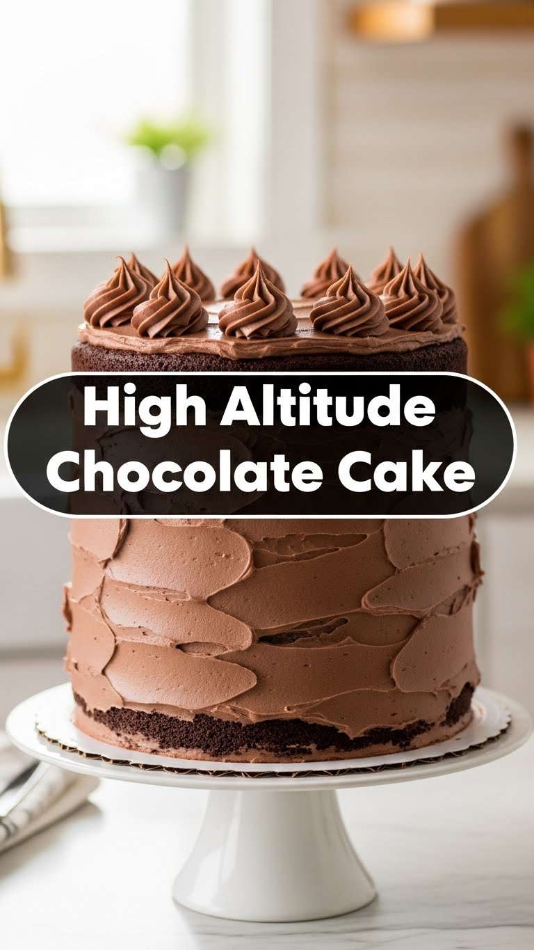 High Altitude Chocolate Cake