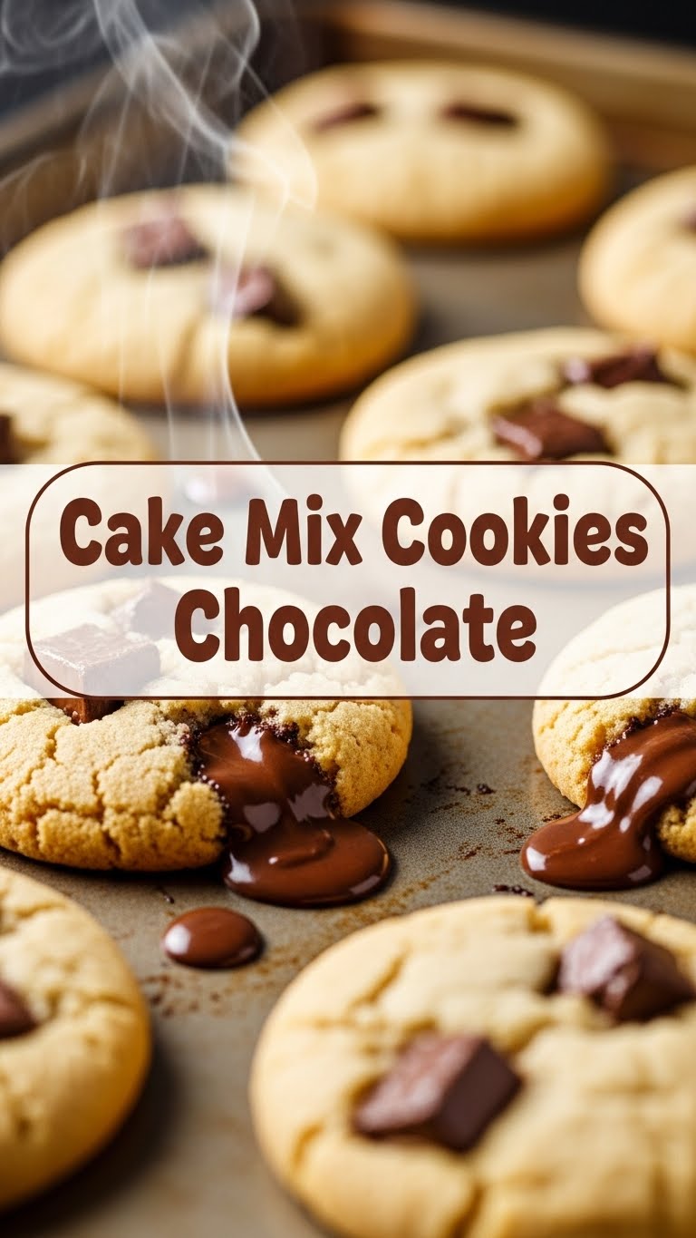 Cake Mix Cookies Chocolate