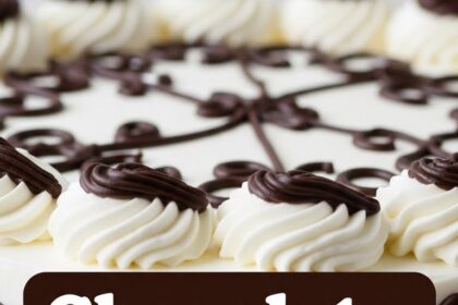 Chocolate Writing On Cake