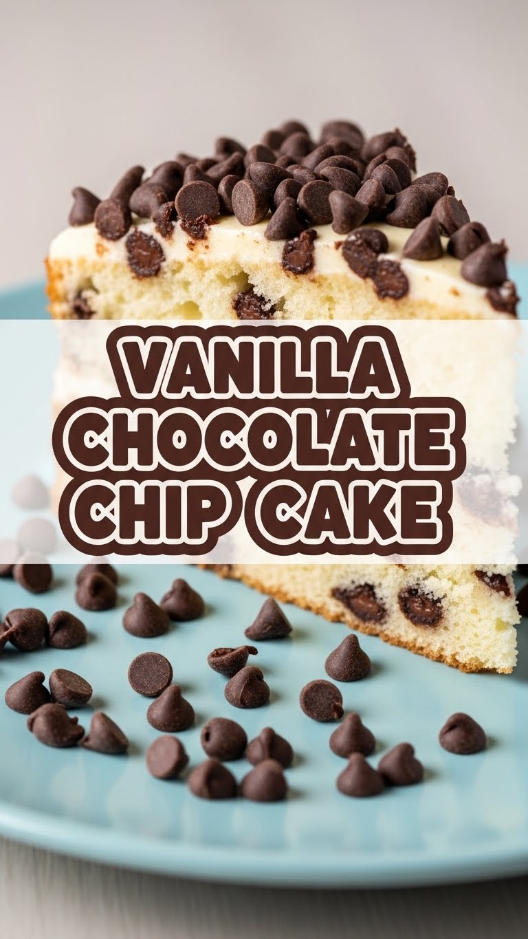 Vanilla Chocolate Chip Cake