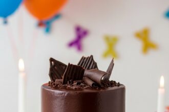 Chocolate Two Tier Cake