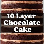 10 Layer Chocolate Cake
