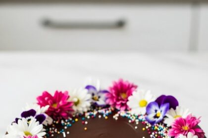 Chocolate Cake Decorated