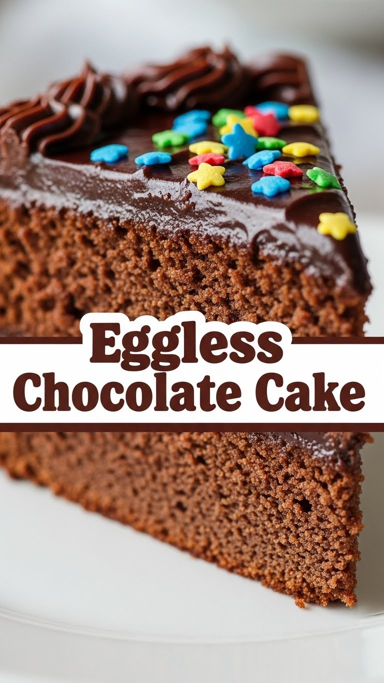 Eggless Chocolate Cake