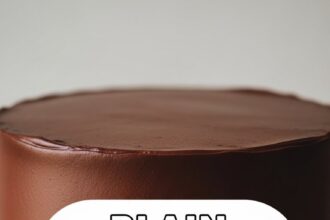 Plain Chocolate Cake Design