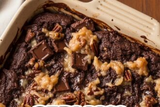 German Chocolate Dump Cake