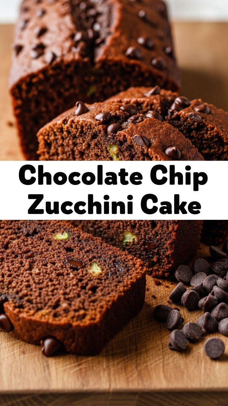 Chocolate Chip Zucchini Cake