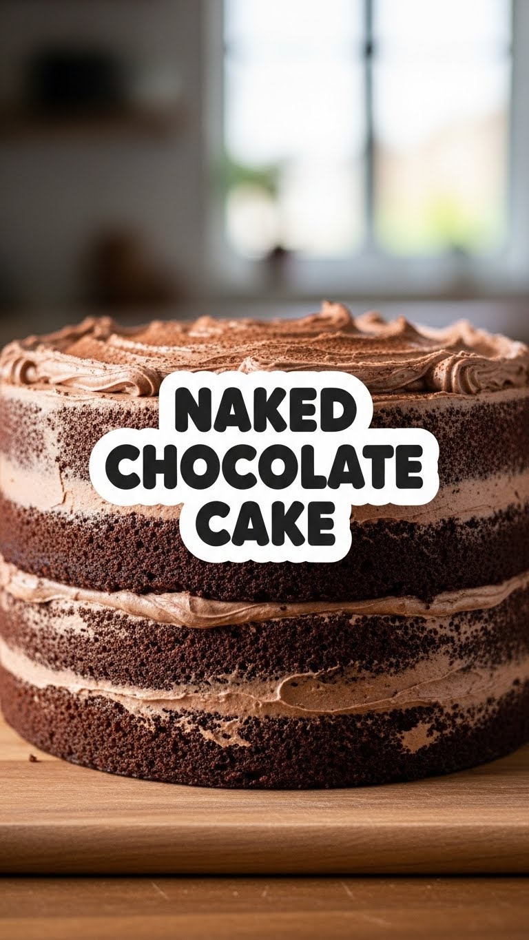 Naked Chocolate Cake