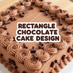 Rectangle Chocolate Cake Design