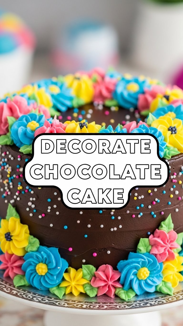 Decorate Chocolate Cake