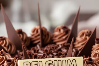 Belgium Chocolate Cake Design