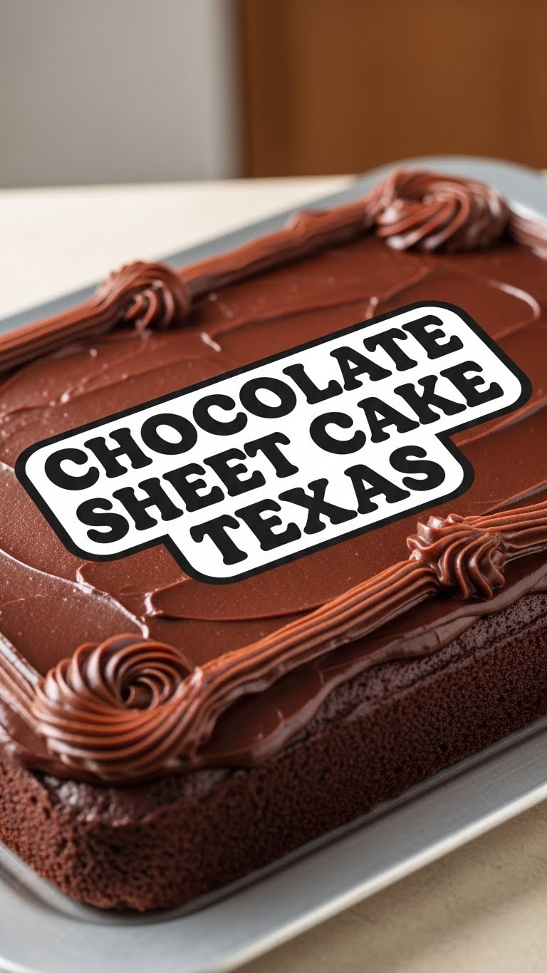 Chocolate Sheet Cake Texas