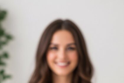 Chocolate Cake With Pink Decorations