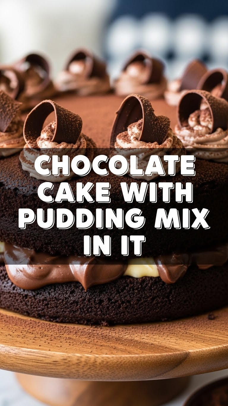 Chocolate Cake With Pudding Mix In It