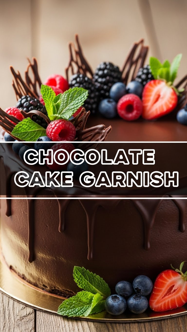Chocolate Cake Garnish