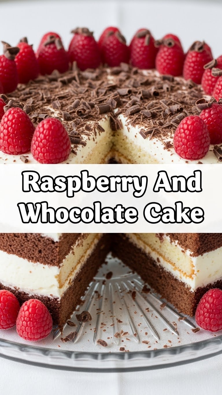 Raspberry And White Chocolate Cake