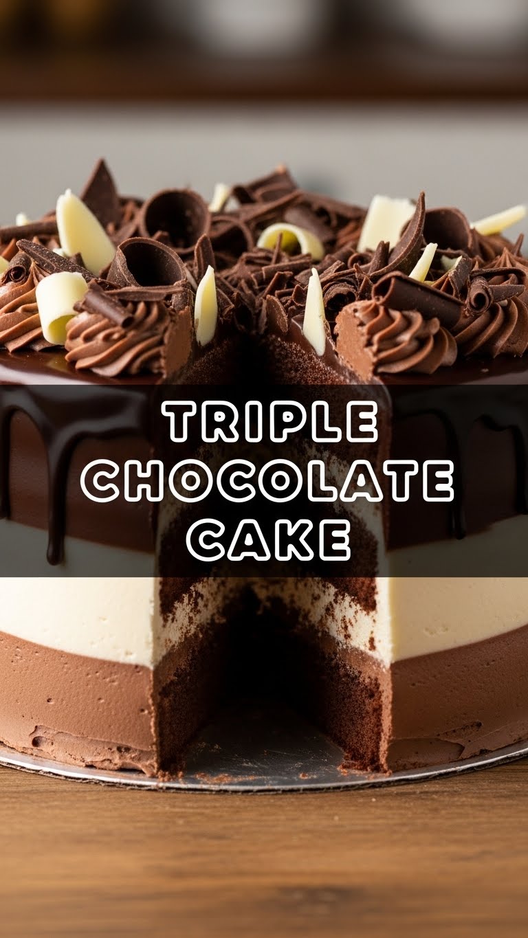 Triple Chocolate Cake